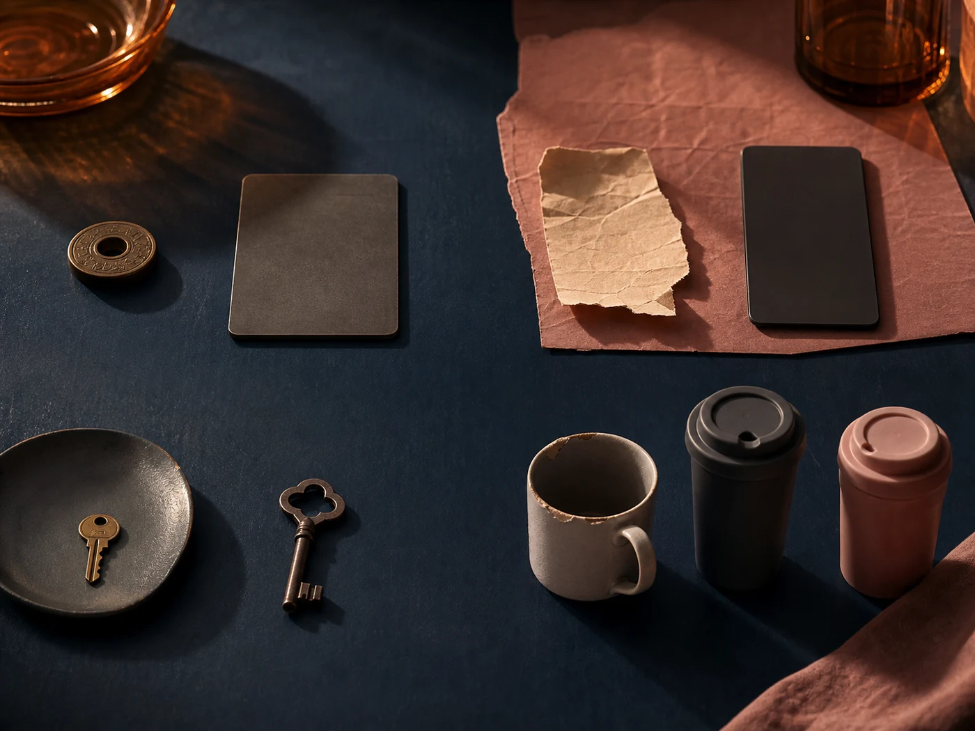 Paired objects from the beginning and present of a ten-year relationship