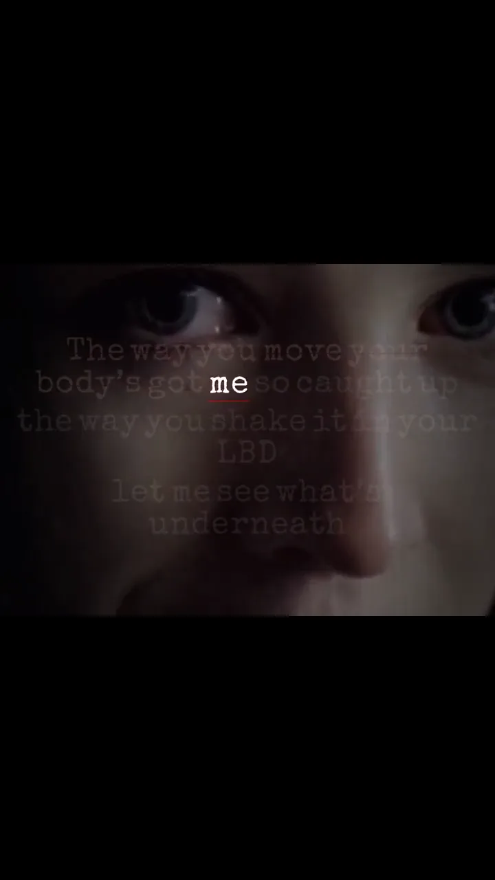 Lyric video example: Typewriter lyric page